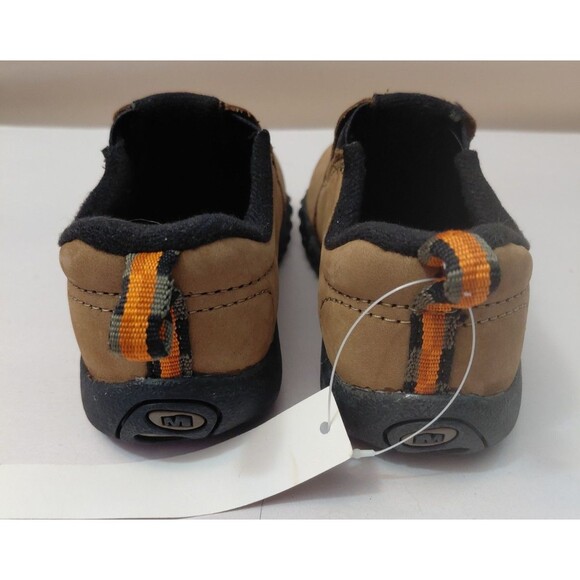 Merrell Jungle Moc Toddler Sz 6.5 Slip On Nubuck Brown Suede Shoes J60527 - Picture 4 of 7